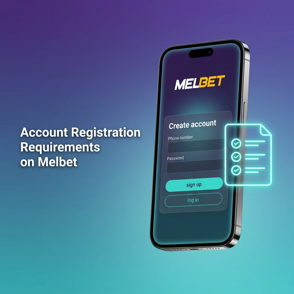 Melbet account registration requirements including age limit, KYC verification, and single account policy for Indian users
