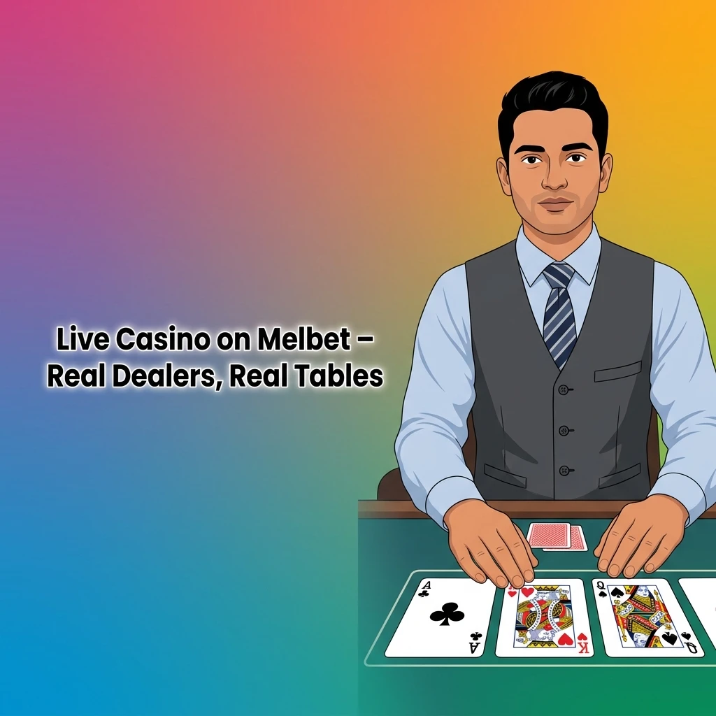 Melbet Live Casino with real dealers hosting Blackjack, Roulette, Baccarat, Andar Bahar and Teen Patti via HD stream