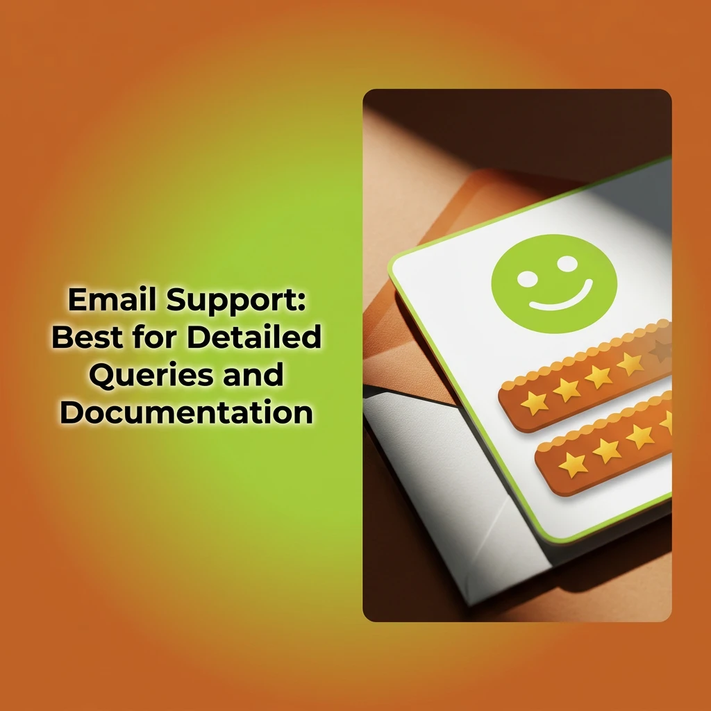Person typing a detailed support email with attachments for KYC or dispute resolution queries