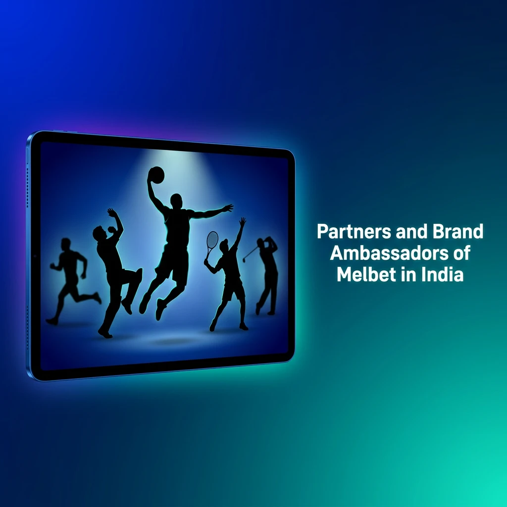 Melbet India partners including Lobster Agency, sports influencers, and affiliate network logos