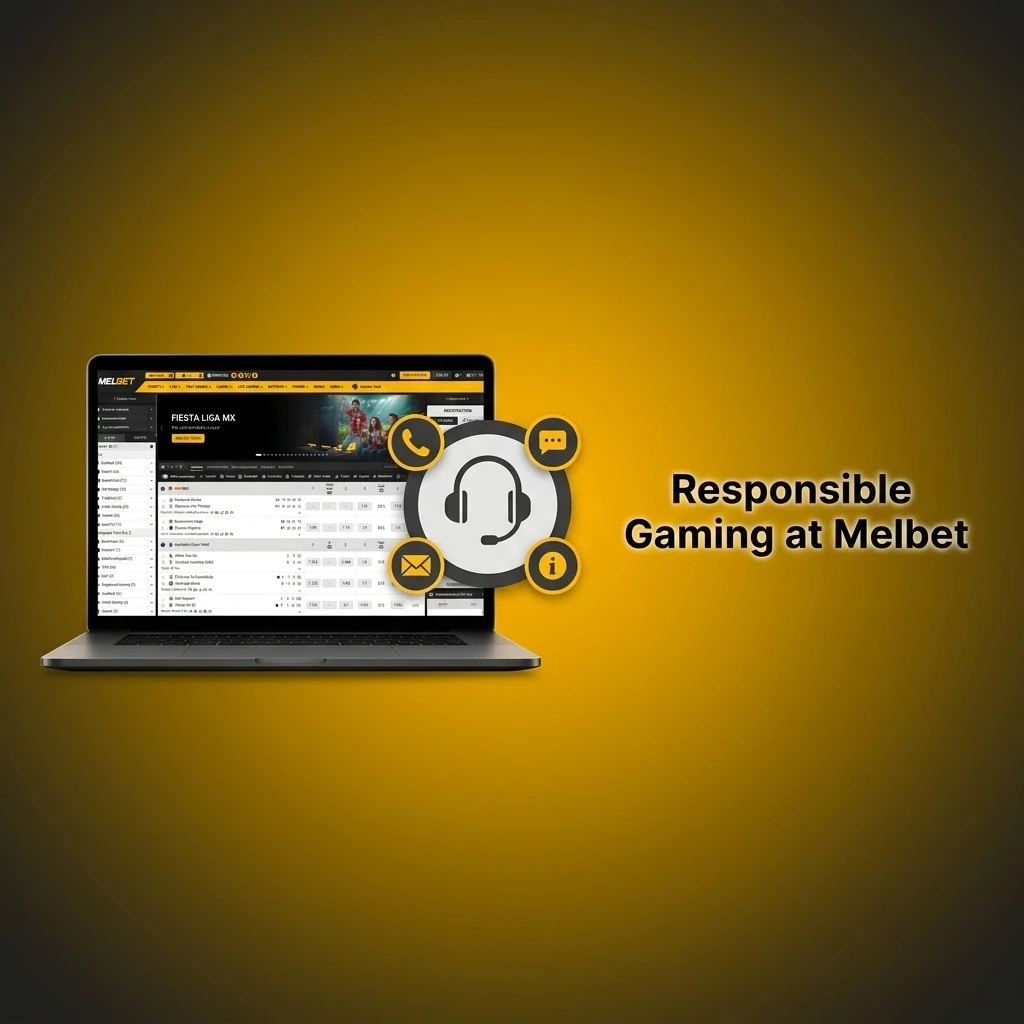 Melbet responsible gaming tools including deposit limits, self-exclusion, and age verification for safe play