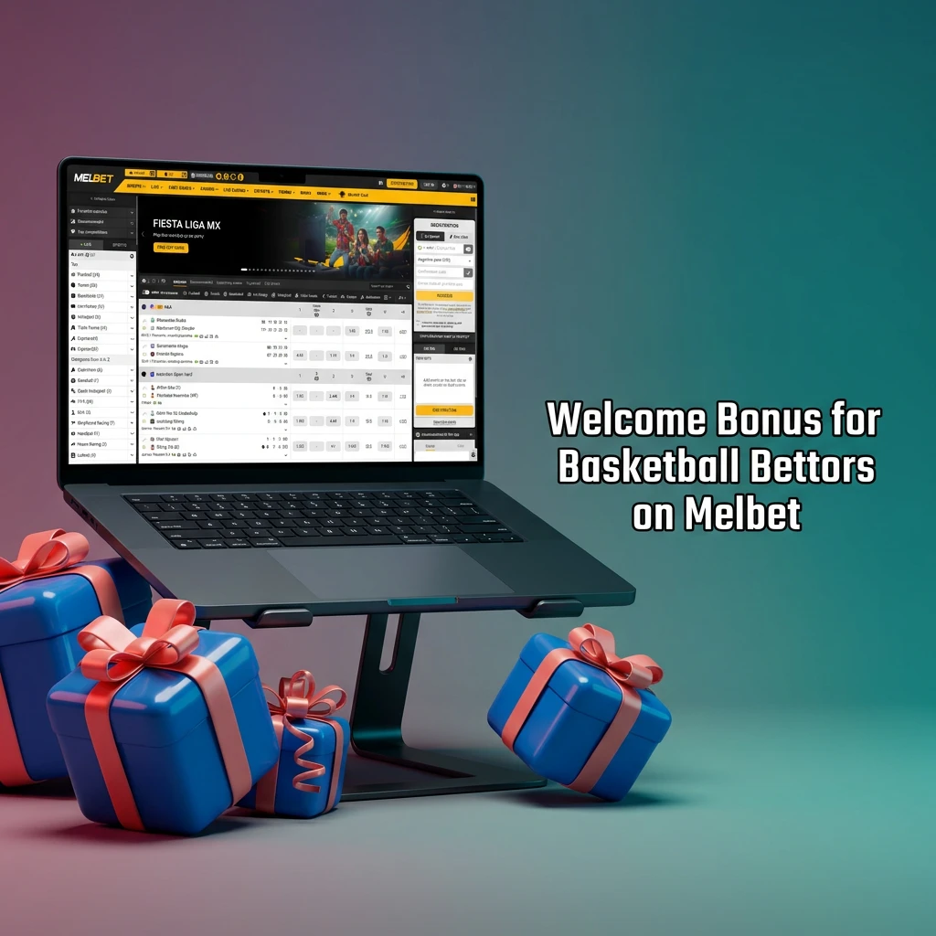 Melbet welcome bonus up to ₹10,400 for new basketball bettors on first deposit with wagering requirements