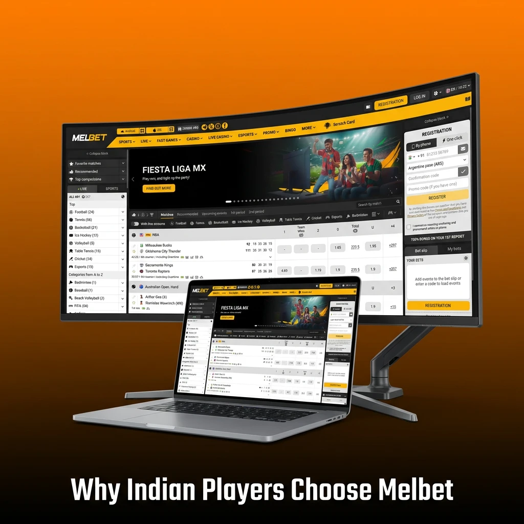 Indian players using Melbet app on smartphone, browsing cricket and kabaddi betting markets with secure SSL protection
